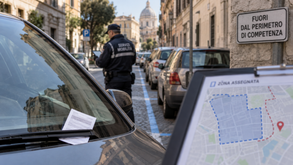 Sosta vietata, multa illegittima se emessa fuori zona dall’ispettore dell’azienda locale di trasporto